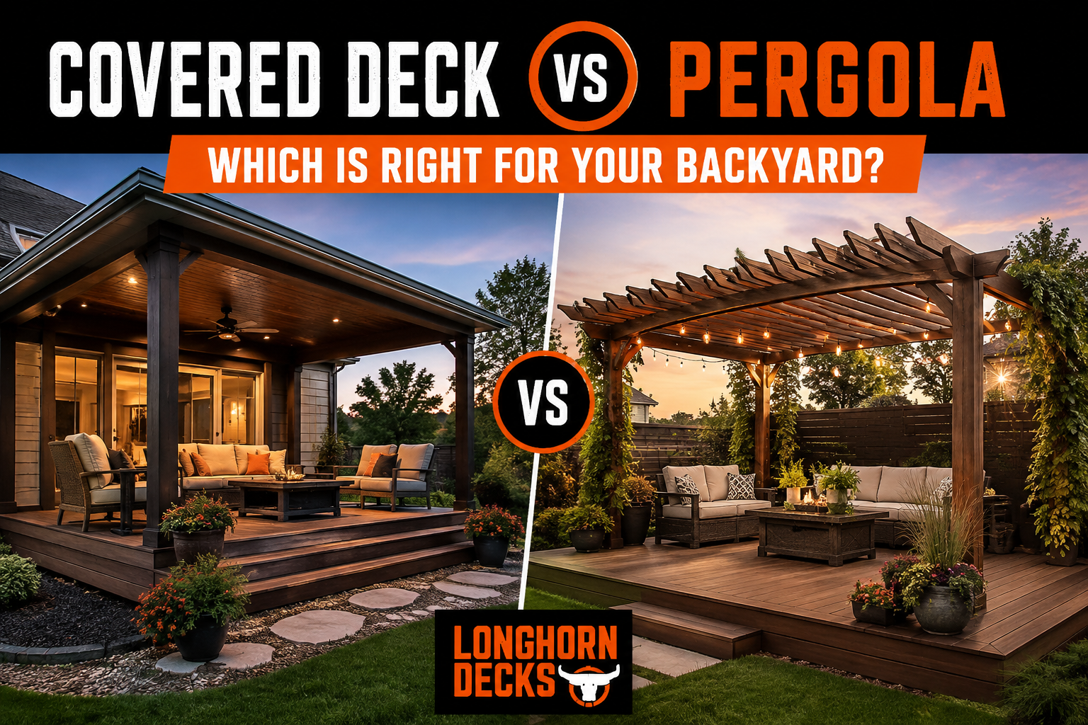 Covered Deck vs. Pergola